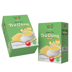 Trà Gừng Dạng Cốm - Hộp Xanh 100g