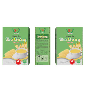 Trà Gừng Dạng Cốm - Hộp Xanh 100g