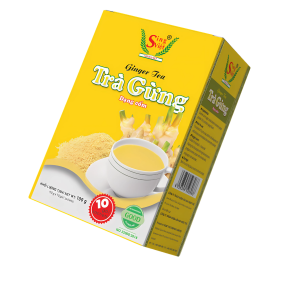 Trà Gừng Dạng Cốm - Hộp Vàng 100g
