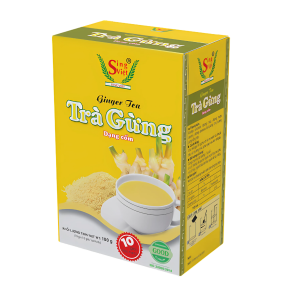 Trà Gừng Dạng Cốm - Hộp Vàng 100g