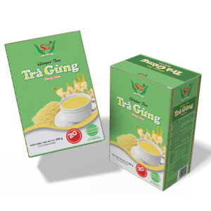 Trà Gừng Dạng Cốm - Hộp Xanh 200g