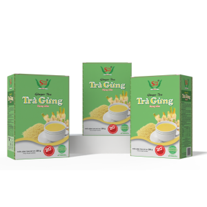 Trà Gừng Dạng Cốm - Hộp Xanh 200g
